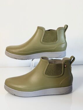BOGS Kicker Rain Chelsea sz 11 Olive Rain Boots